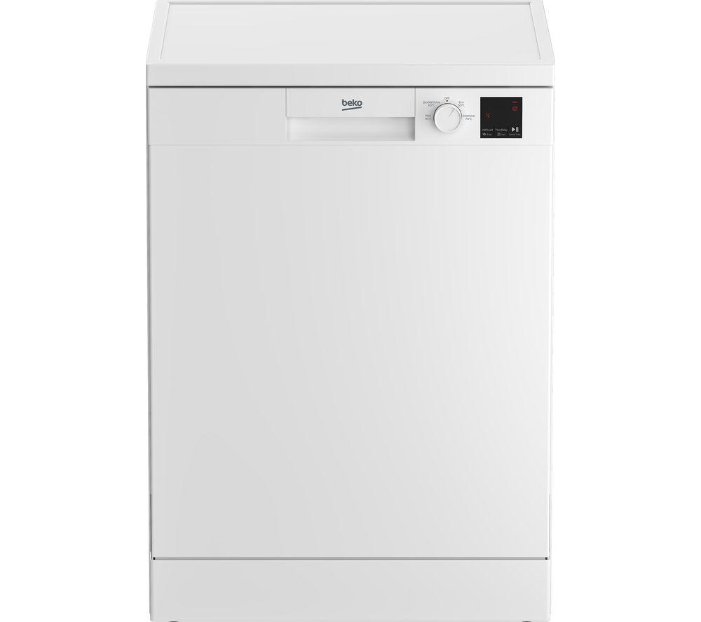 Image of BEKO DVN04X20W Full-size Dishwasher - White, White