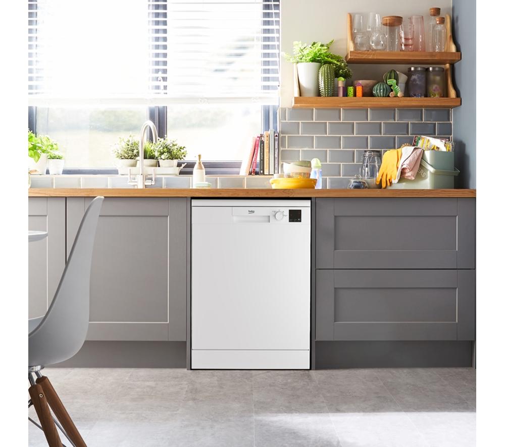 BEKO DVN04X20W Full-size Dishwasher - White image number 6 of 8