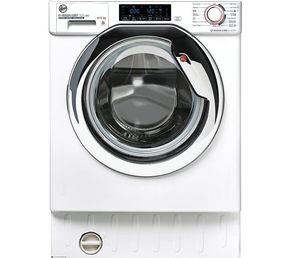 HOOVER H-WASH 300 Pro HBDOS695TAMCET WiFi-enabled Integrated 9 kg Washer Dryer - White