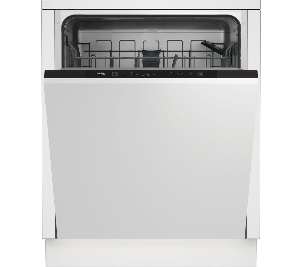 BEKO DIN15X20 Full-size Fully Integrated Dishwasher, White