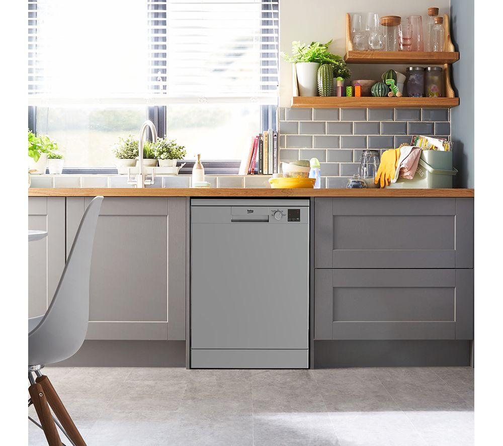 BEKO DVN04X20S Full-size Dishwasher - Silver image number 10 of 11