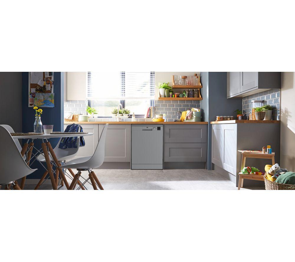 BEKO DVN04X20S Full-size Dishwasher - Silver image number 11 of 11