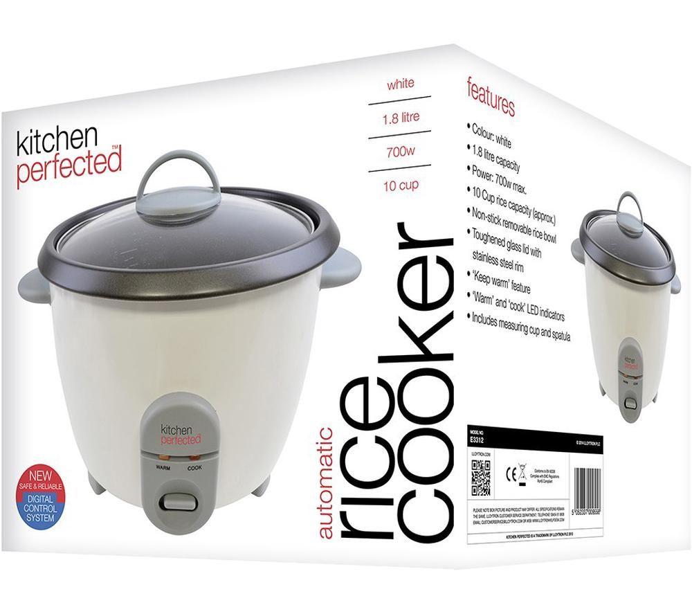 KITCHEN Perfected E3312 Rice Cooker - White image number 2 of 3
