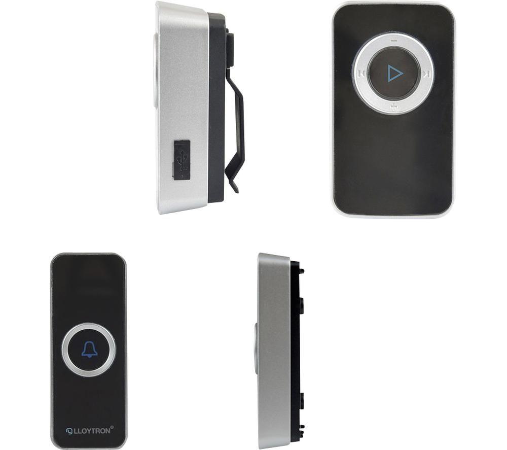 LLOYTRON MIP3 B7032BK Doorbell Chime - Black image number 2 of 7
