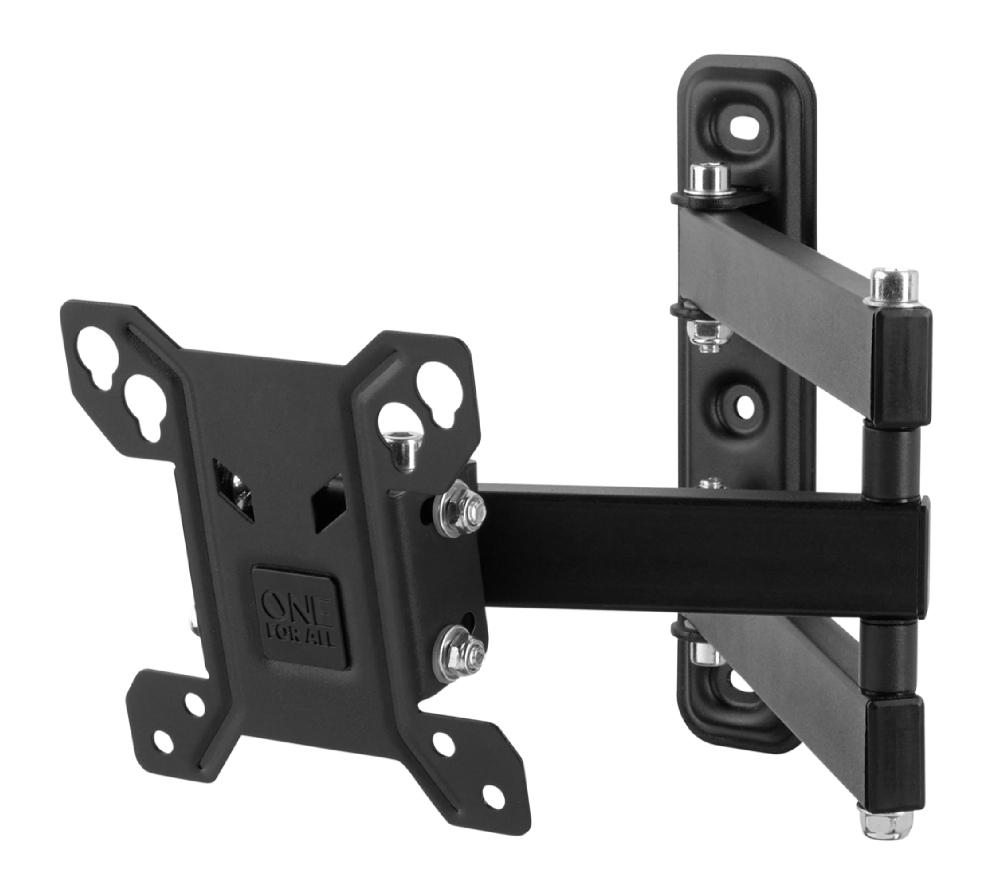 One For All WM 2151 TV wall mount silver retractable tiltable rota... - Image 4