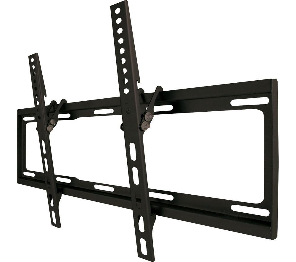 One For All TV Bracket – Tilt (15°) Wall Mount – Screen size 32-65 Inch - For All types of TVs (LED LCD Plasma) – Max Weight 80kgs – VESA 100x100 to 400x400 - Black – WM2421