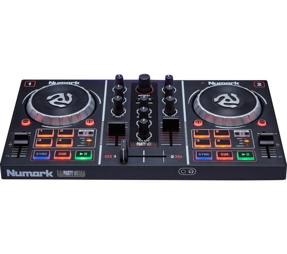 NUMARK Party Mix DJ Controller - Black