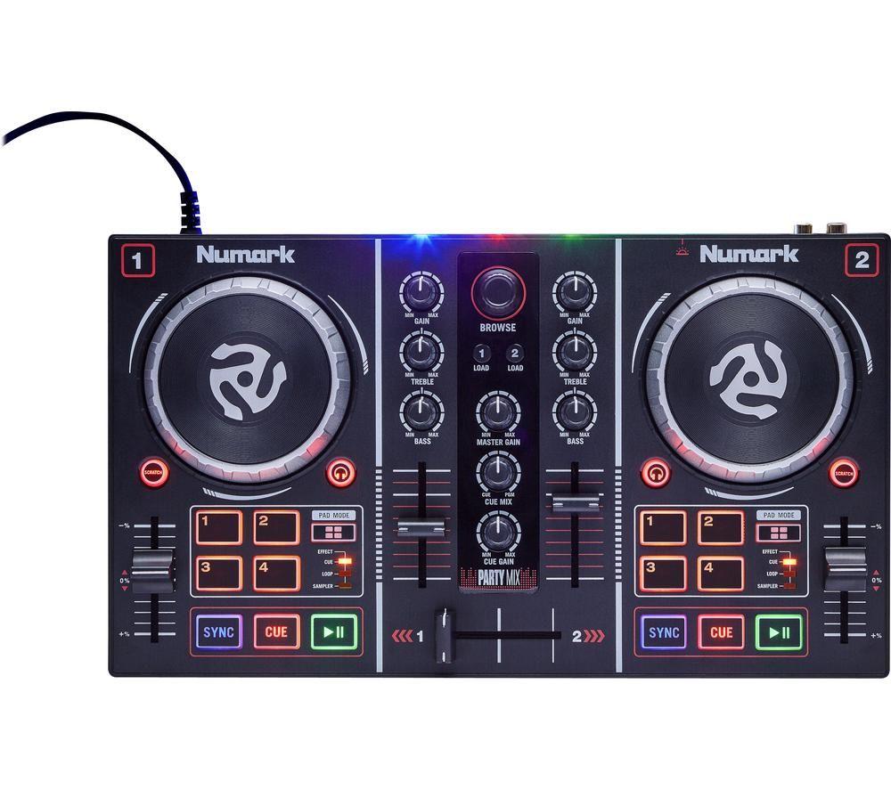 NUMARK Party Mix DJ Controller - Black