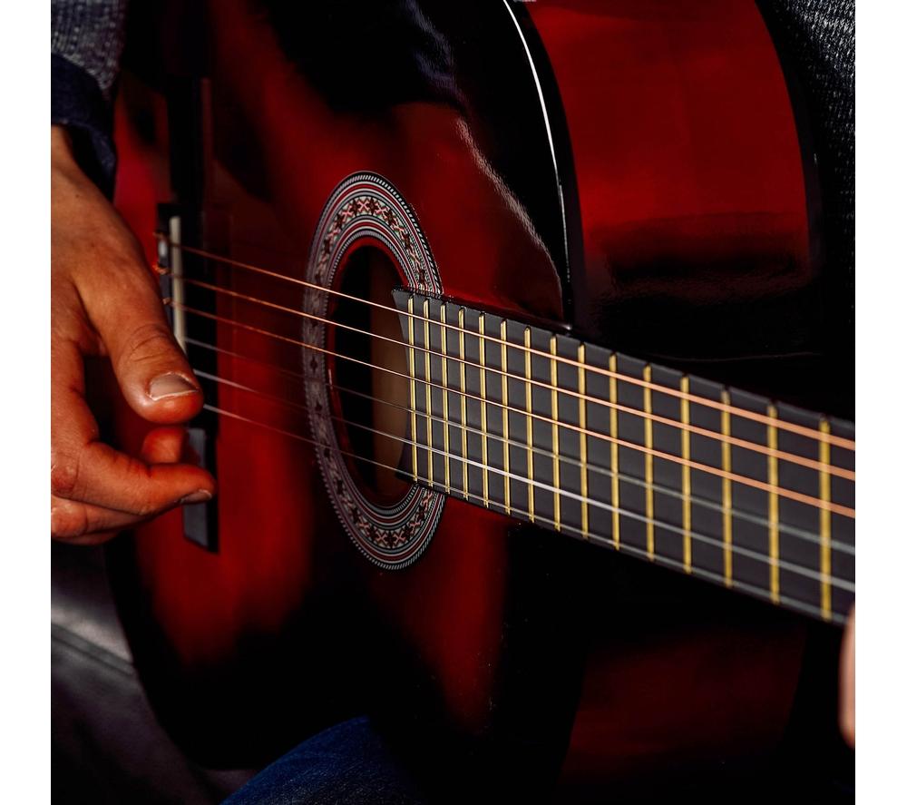3RD AVENUE Full Size 4/4 Classical Guitar Bundle - Redburst image number 6 of 6