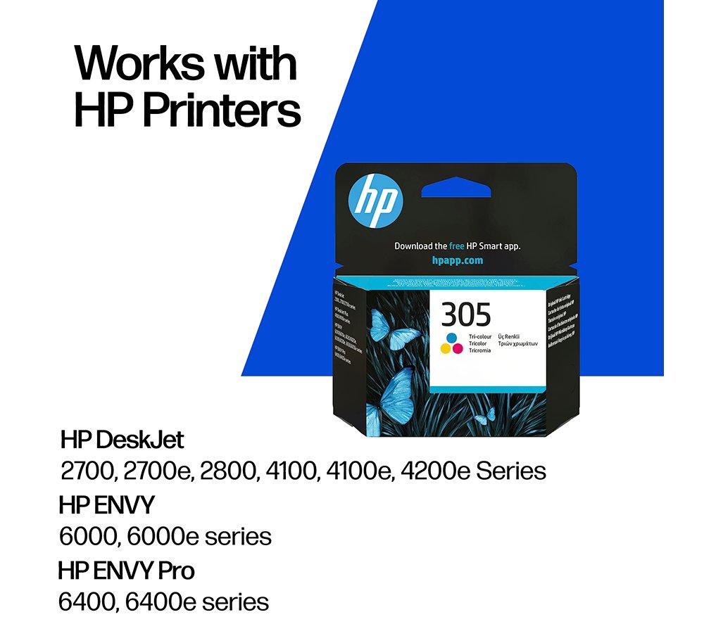 HP 305 Original Tri-colour Ink Cartridge image number 2 of 18