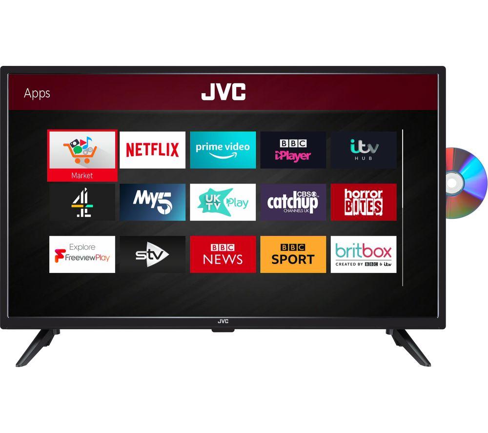 Buy Jvc Lt 32c605 32 Smart Hd Ready Led Tv With Built In Dvd Player 2949