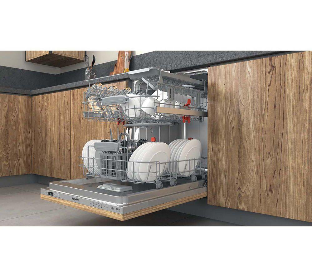 HOTPOINT HDIC 3B+26 C W UK Full-size Fully Integrated Dishwasher image number 16 of 21