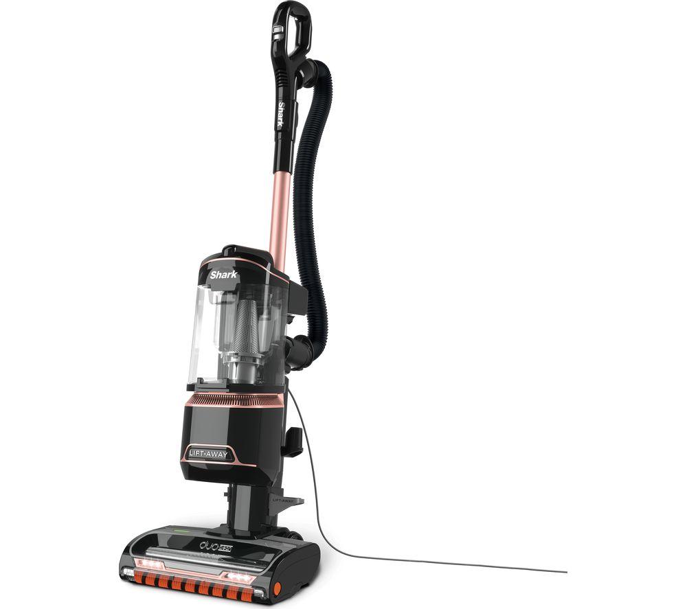 SHARK DuoClean Lift-Away & Pet Tool NV702UKT Upright Bagless Vacuum Cleaner - Grey & Rose Gold