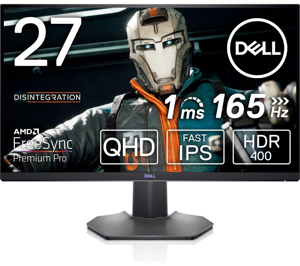 Image of DELL S2721DGFA Quad HD 27 LCD Gaming Monitor - Silver, Silver/Grey