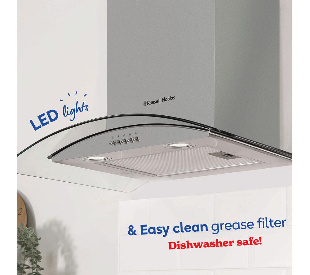 RUSSELL HOBBS RHGCH901SS Chimney Cooker Hood - Stainless Steel image number 5 of 9