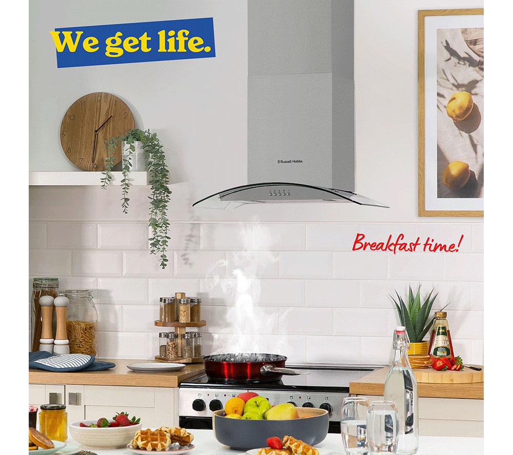 RUSSELL HOBBS RHGCH901SS Chimney Cooker Hood - Stainless Steel image number 6 of 9