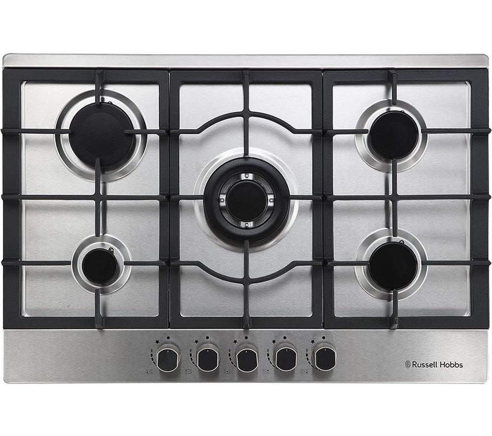 Russell Hobbs RH75GH602SS Gas Hob - Stainless Steel, Stainless Steel
