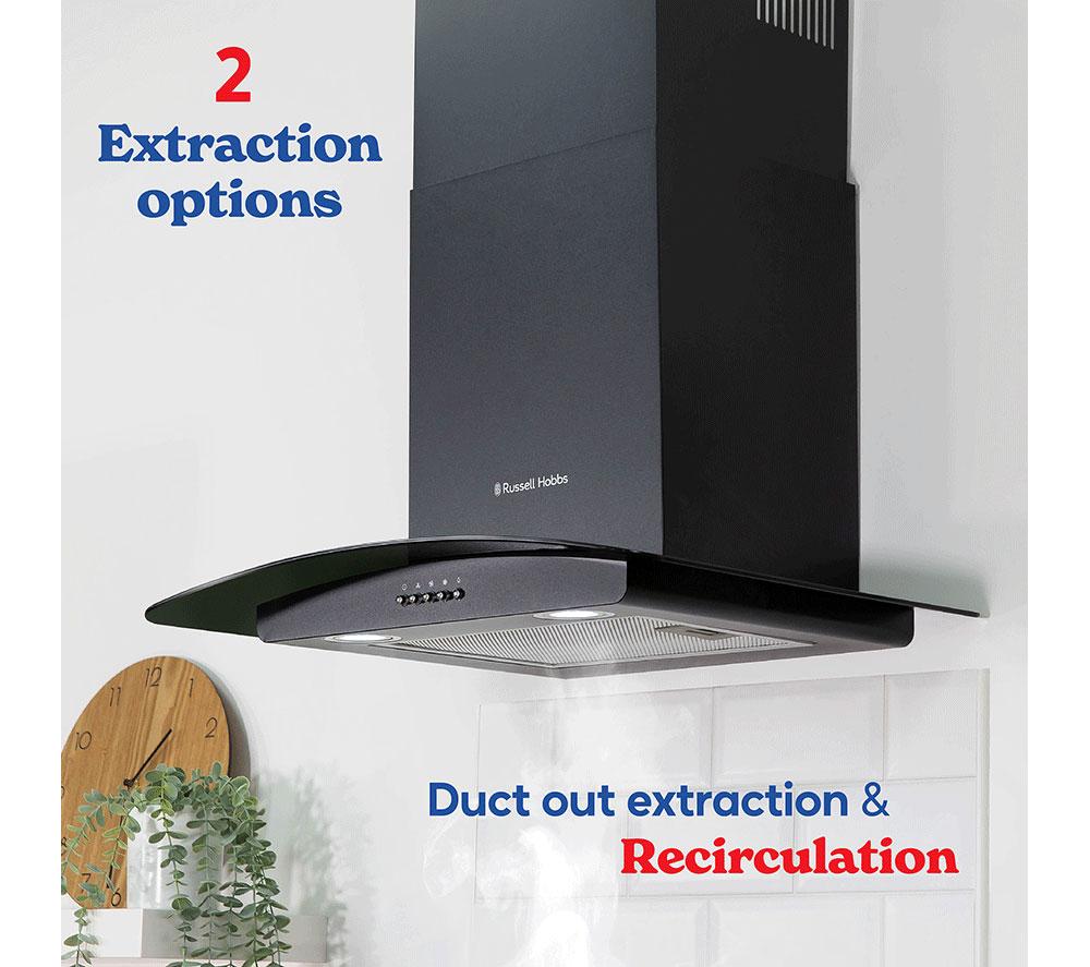 RUSSELL HOBBS RHGCH601B Chimney Cooker Hood - Black image number 8 of 10