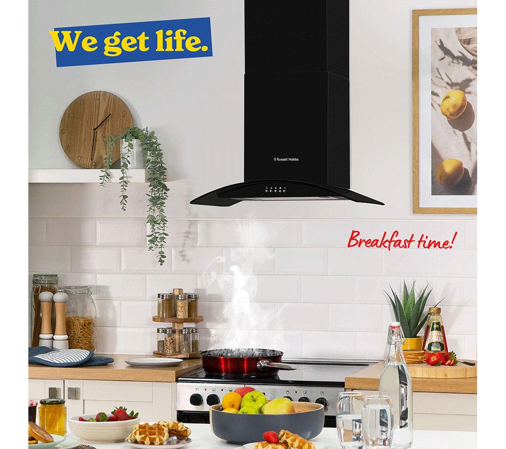 RUSSELL HOBBS RHGCH901B Chimney Cooker Hood - Black image number 6 of 9