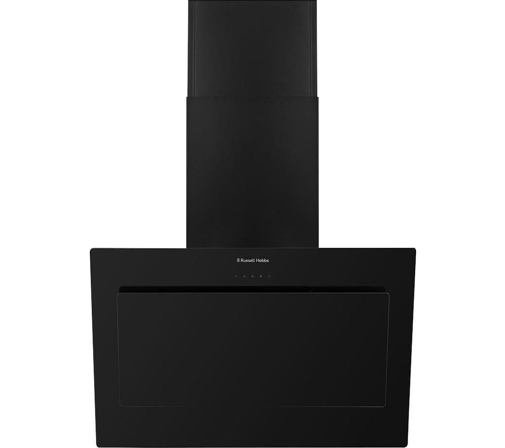 Black glass deals extractor hood