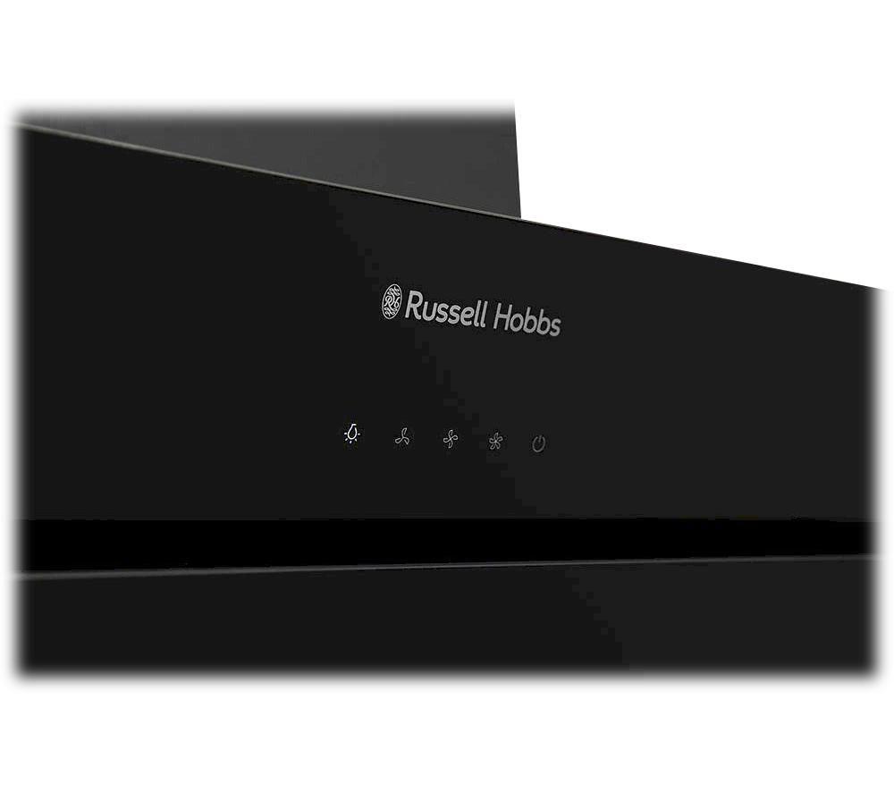 RUSSELL HOBBS RHGCH902B Chimney Cooker Hood - Black Glass image number 4 of 7
