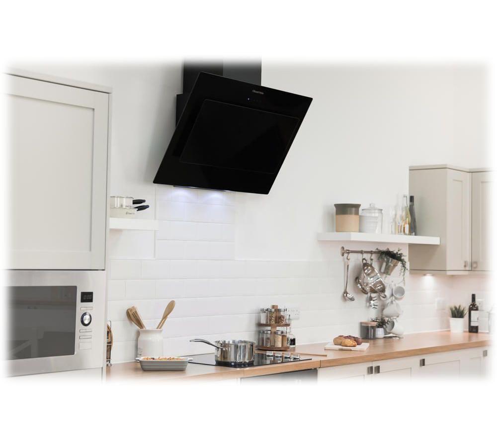 RUSSELL HOBBS RHGCH902B Chimney Cooker Hood - Black Glass image number 7 of 7