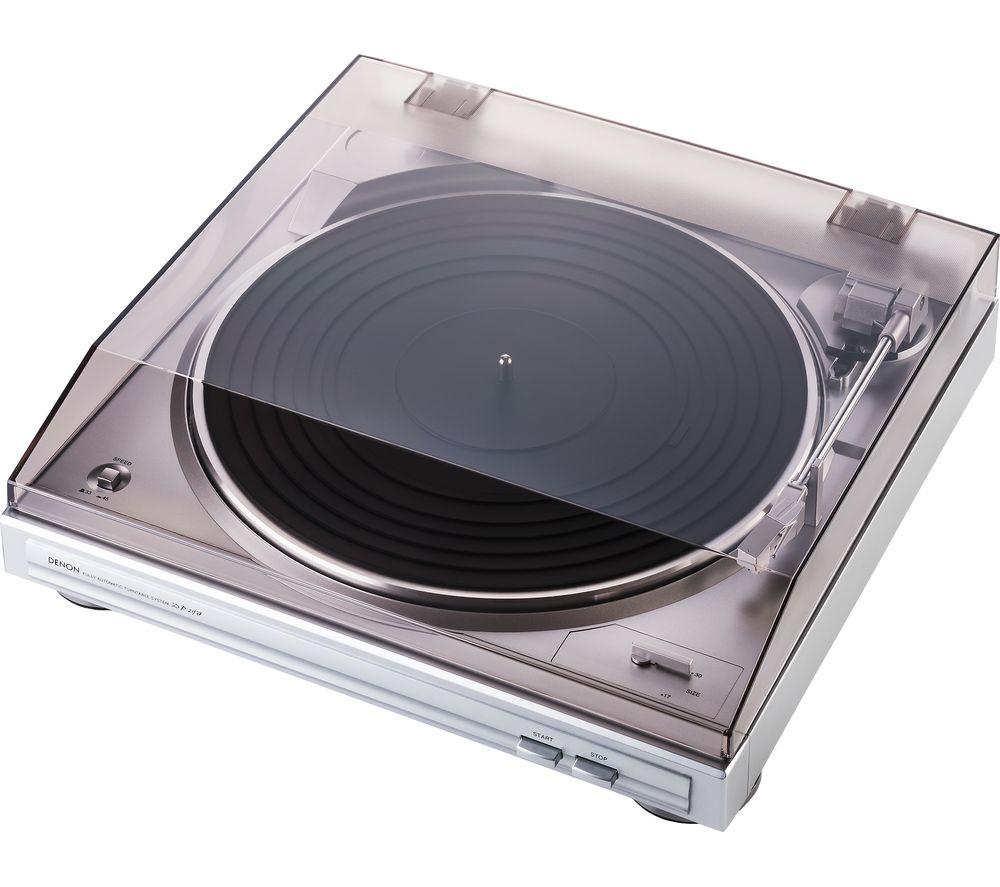 DENON DP-29F Belt Drive Turntable - Silver image number 2 of 11