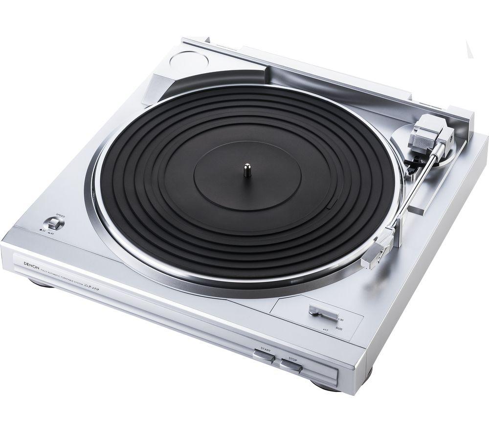 DENON DP-29F Belt Drive Turntable - Silver