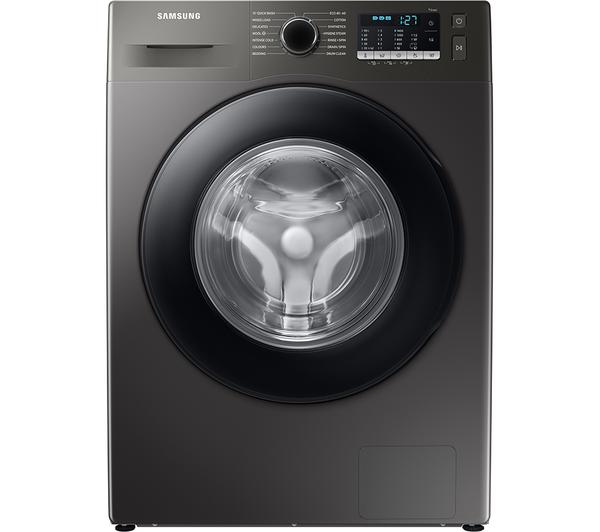 Buy SAMSUNG Series 5 ecobubble WW80TA046AX/EU 8 kg 1400 Spin Washing Machine - Graphite | Currys