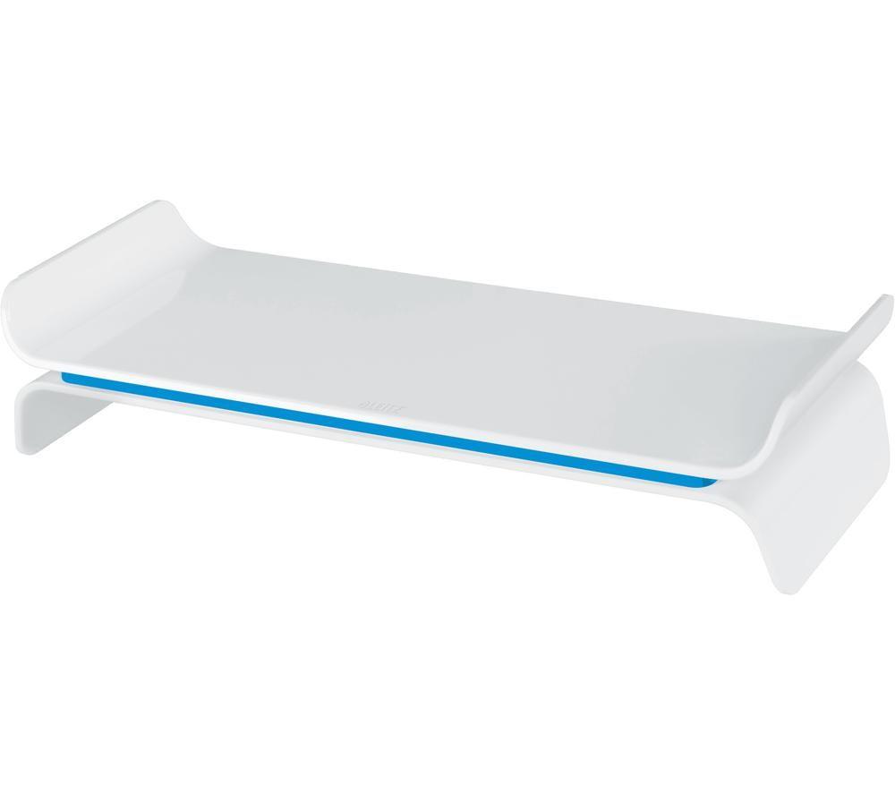 Image of LEITZ Ergo WOW Monitor Stand - Blue & White