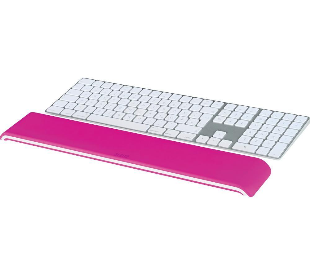 LEITZ Ergo WOW Keyboard Wrist Rest - Pink image number 4 of 4