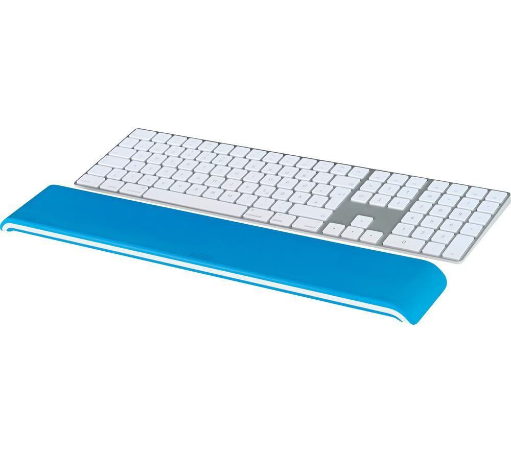 LEITZ Ergo WOW Keyboard Wrist Rest - Blue image number 4 of 4