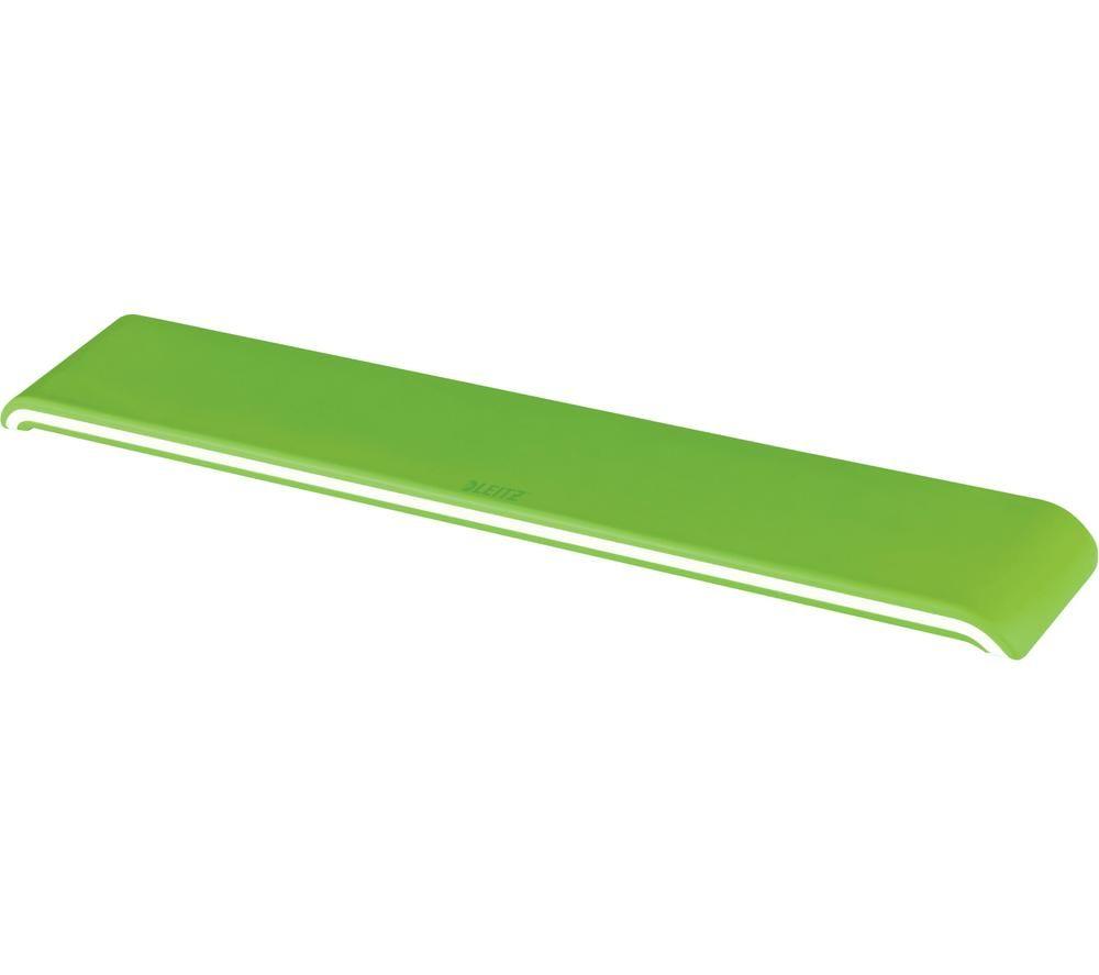 Leitz Ergo WOW Adjustable Keyboard Wrist Rest, Two Height Settings, Green/White, 65230054