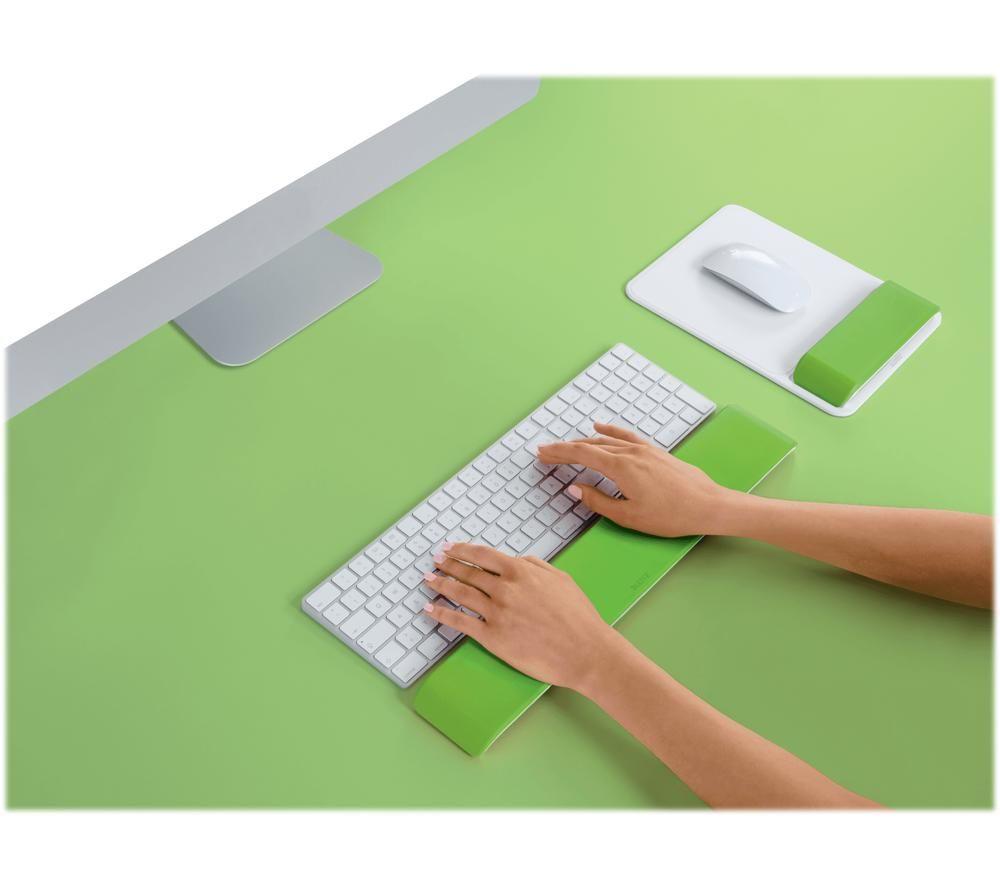 LEITZ Ergo WOW Keyboard Wrist Rest - Green image number 3 of 5