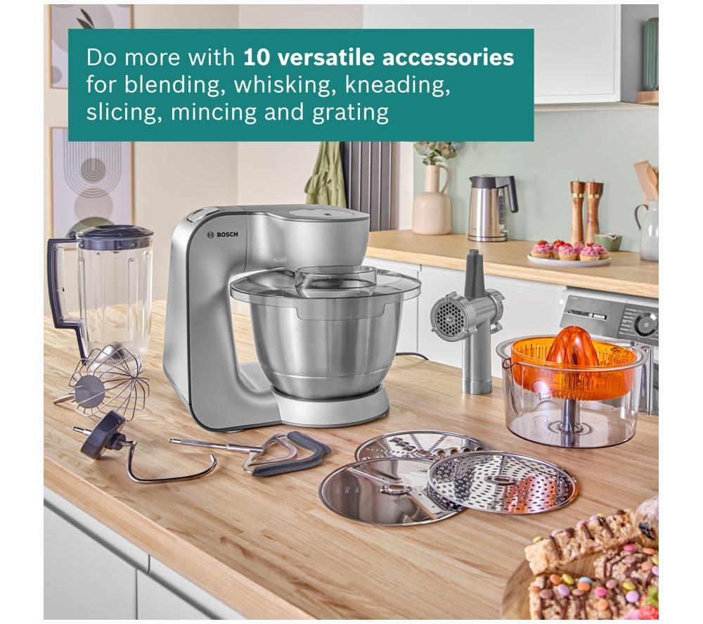 BOSCH CreationLine 7 in 1 Stand Mixer MUM59340GB - Anthracite & Silver image number 3 of 11