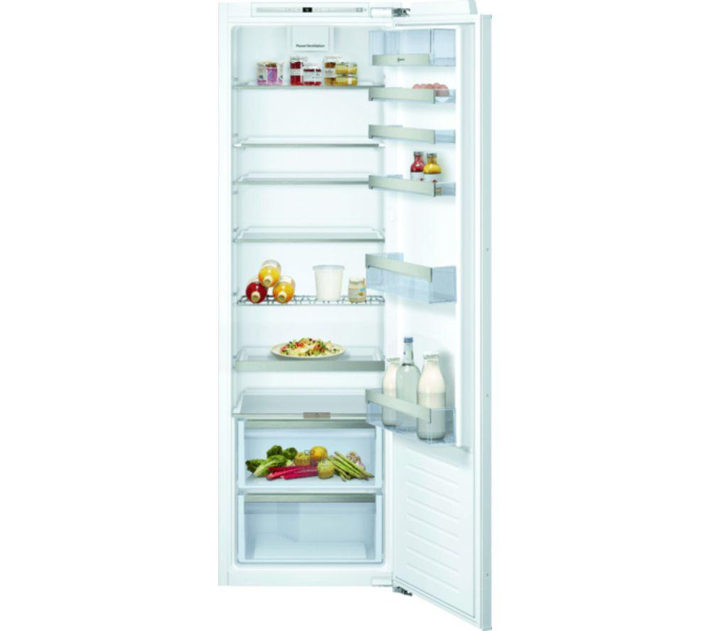 NEFF N70 KI1813FE0G Integrated Tall Fridge - Fixed Hinge, White