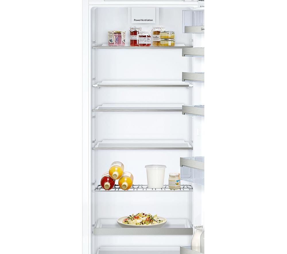 NEFF N70 KI1813FE0G Integrated Tall Fridge - Fixed Hinge image number 4 of 9