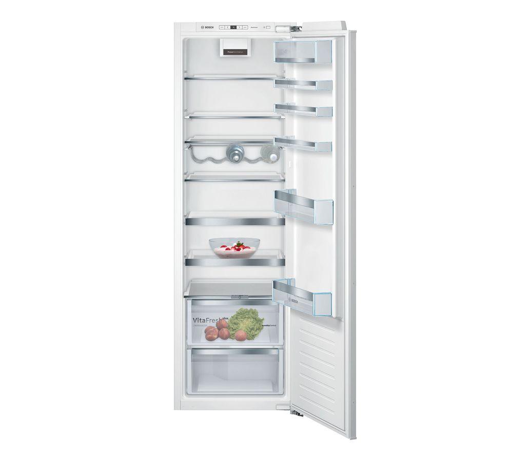 BOSCH KIR81AFE0G Integrated Tall Fridge - Fixed Hinge, White