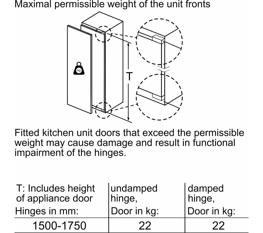 BOSCH KIR81AFE0G Integrated Tall Fridge - Fixed Hinge image number 14 of 14