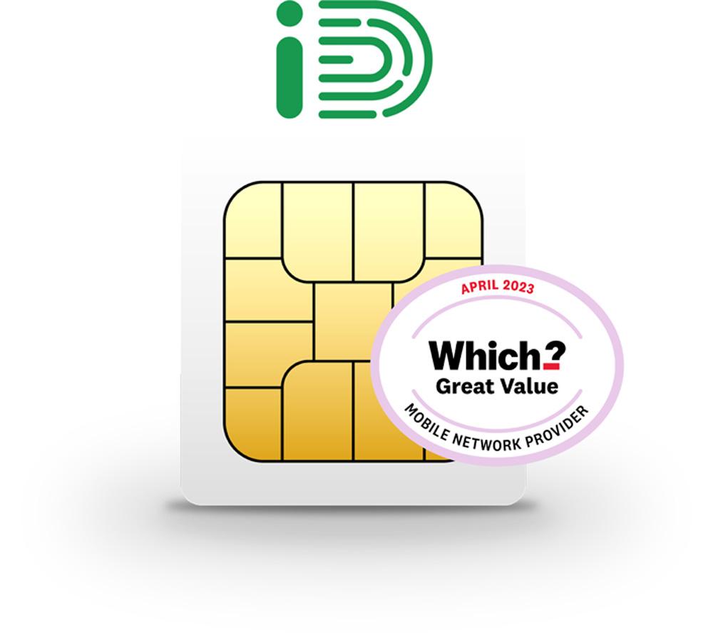 Image of IDMOBILE 4G SIM Card - £8, 4 GB