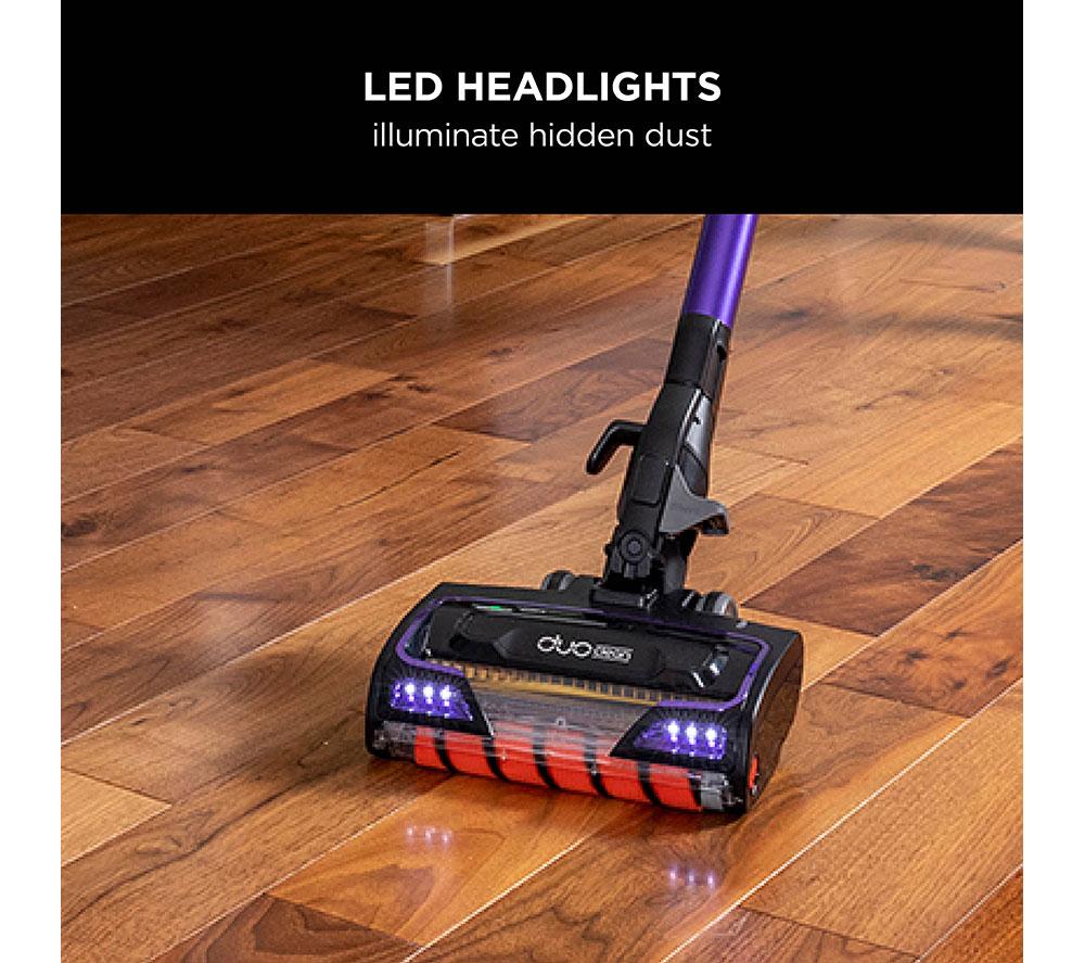 SHARK Anti Hair Wrap HZ500UK Bagless Vacuum Cleaner - Charcoal Grey & Purple image number 7 of 8
