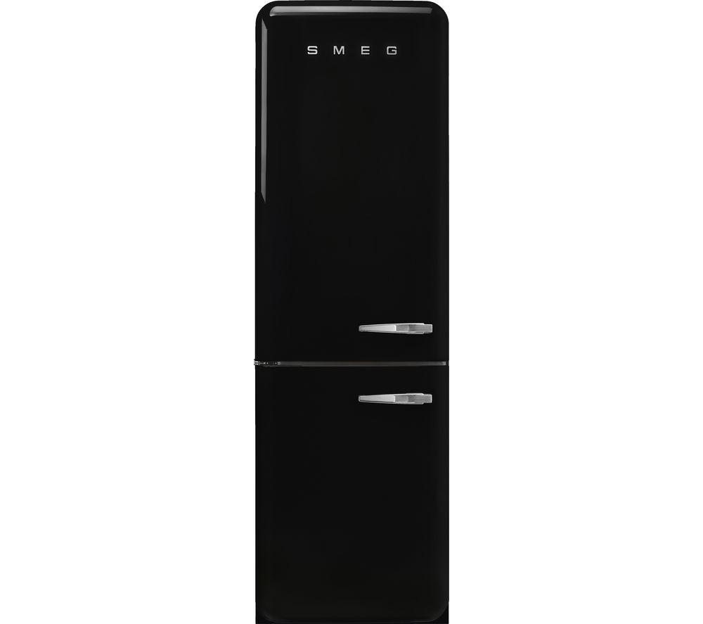 SMEG FAB32LBL5UK 70/30 Fridge Freezer - Black, Black