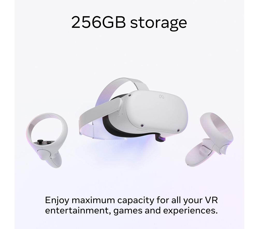 Buy META Quest 2 VR Gaming Headset 256 GB CurrysIE