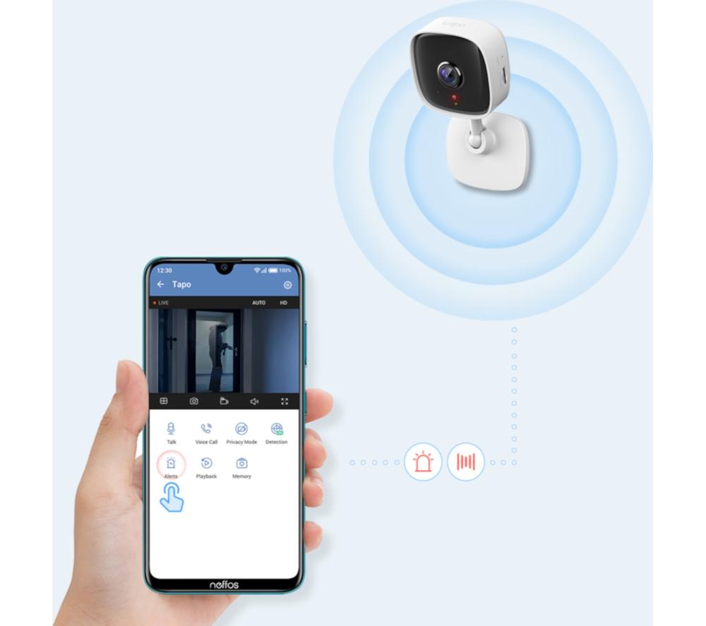 Buy TP-LINK Tapo C100 Full HD 1080p WiFi Security Camera | Currys