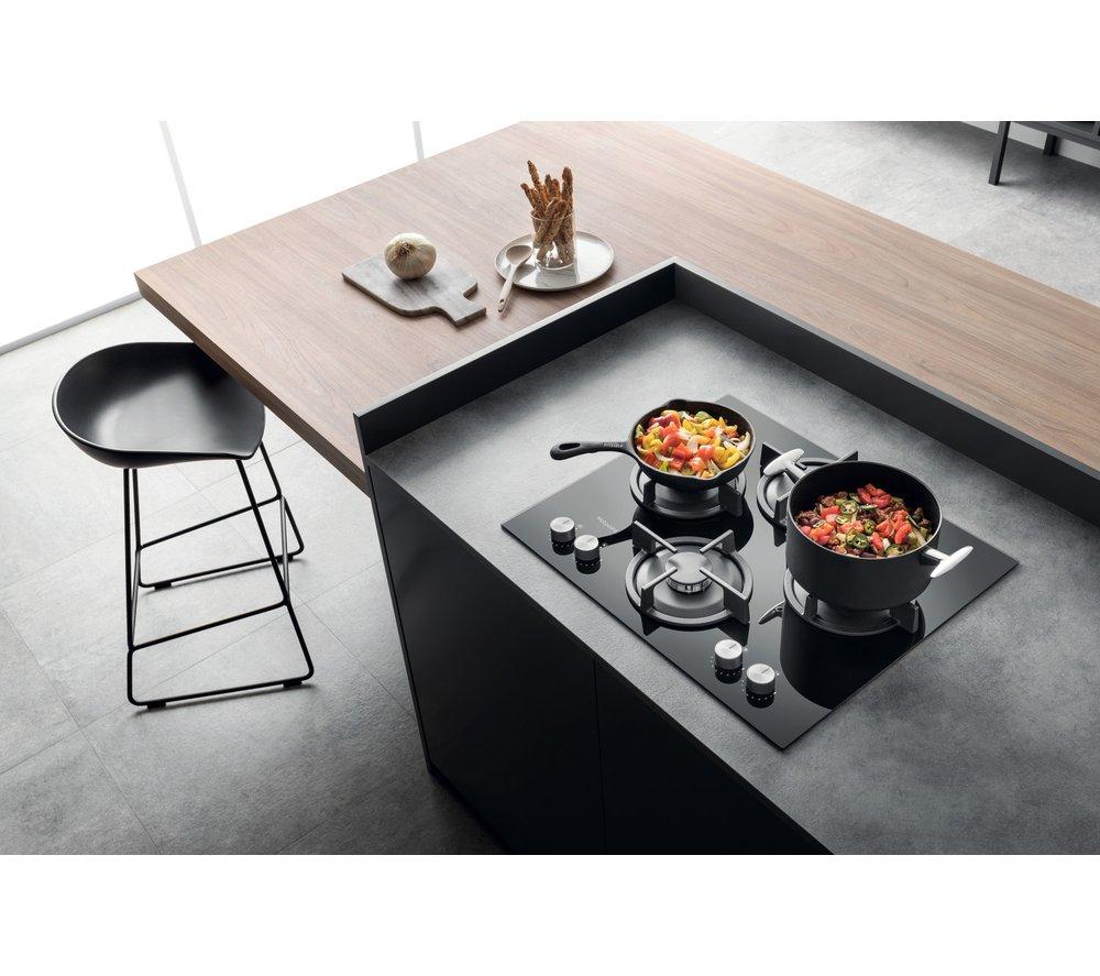 HOTPOINT Flame Control HGS 62S/BK 60 cm Gas Hob - Black image number 11 of 18