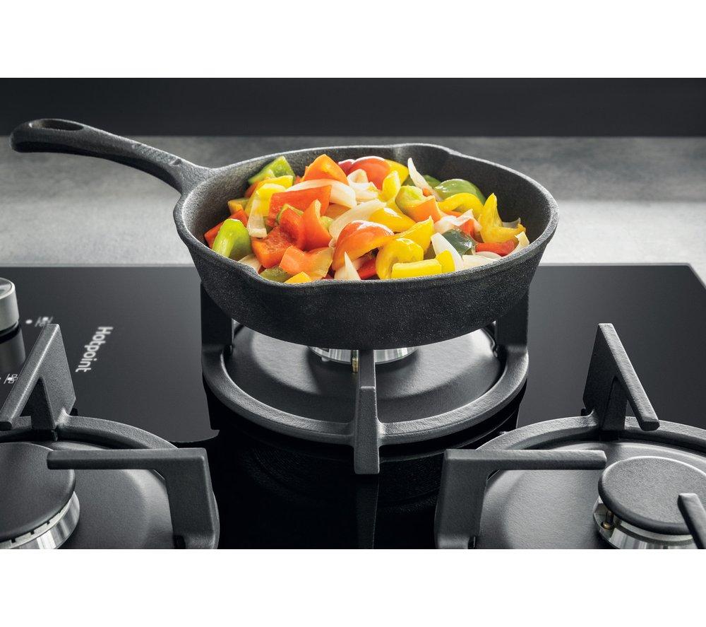 HOTPOINT Flame Control HGS 62S/BK 60 cm Gas Hob - Black image number 16 of 18