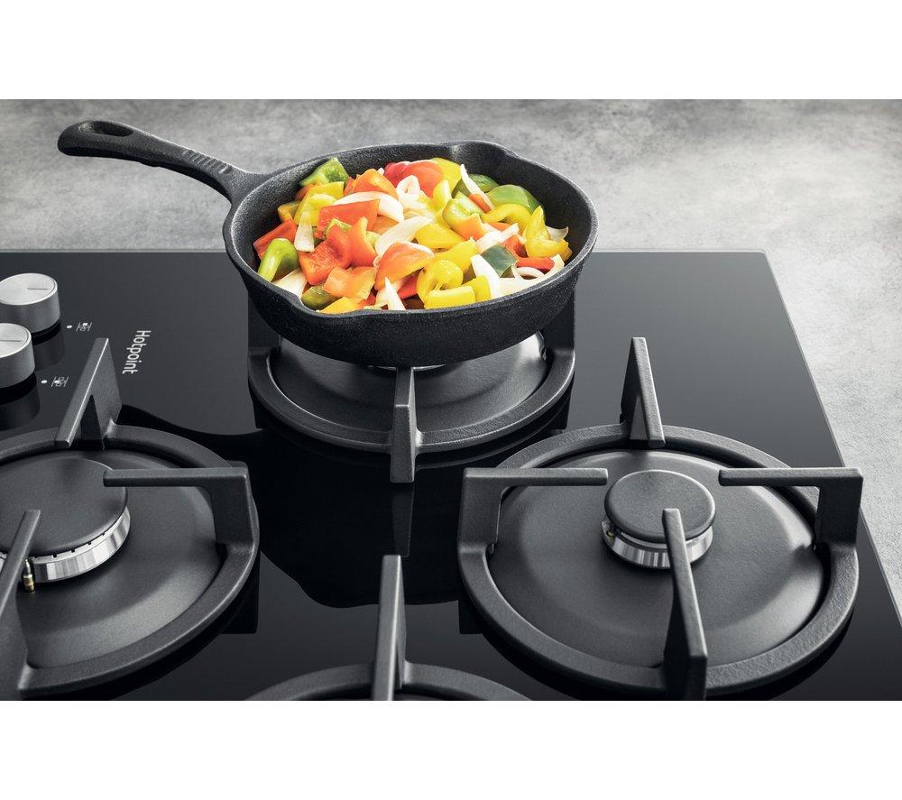 HOTPOINT Flame Control HGS 62S/BK 60 cm Gas Hob - Black image number 17 of 18