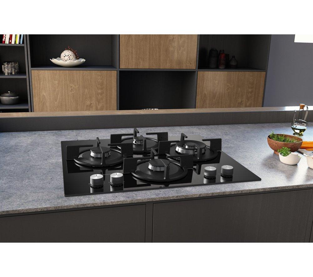 HOTPOINT Flame Control HGS 62S/BK 60 cm Gas Hob - Black image number 18 of 18