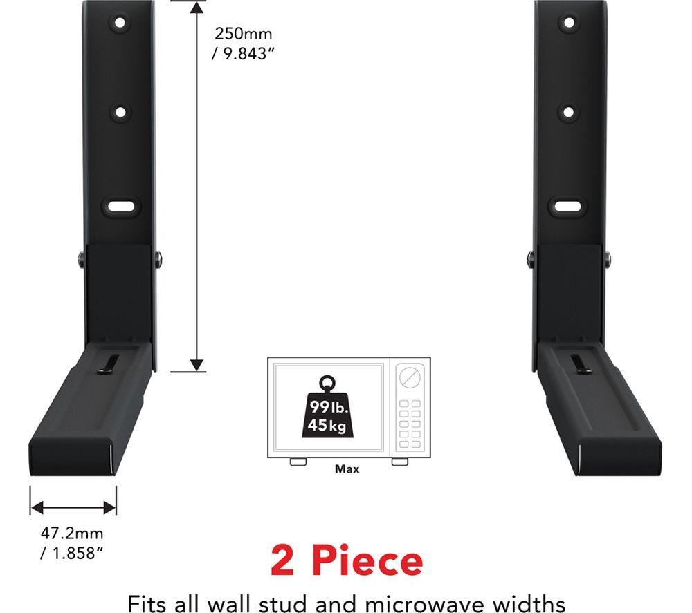 AVF EM60B Microwave Bracket - Black image number 12 of 17