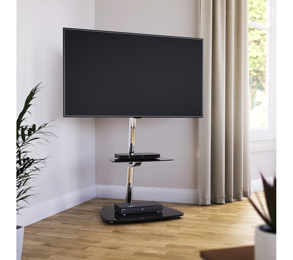 AVF Reflections Iseo 600 mm TV Stand with Bracket for 32 - 55" TVs &ndash; Black image number 10 of 11